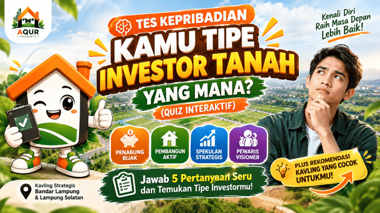 Tes Kepribadian: Kamu Tipe Investor Tanah yang Mana?