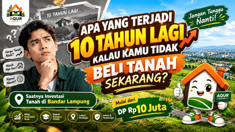 Apa yang Terjadi 10 Tahun Lagi Kalau Kamu TIDAK Beli Tanah Sekarang?