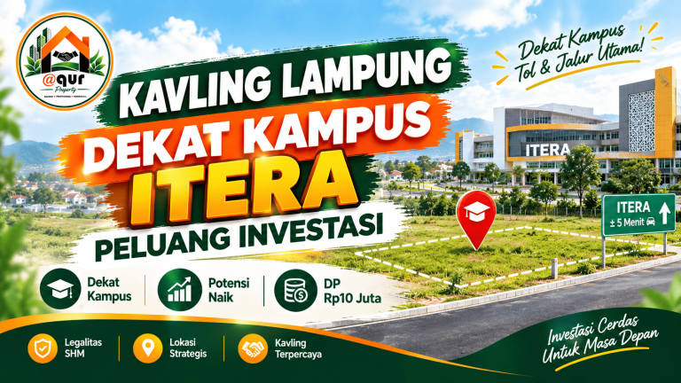 Kredit Kavling di Lampung: DP Mulai Rp10 Juta, Cicilan Hingga 48 Bulan