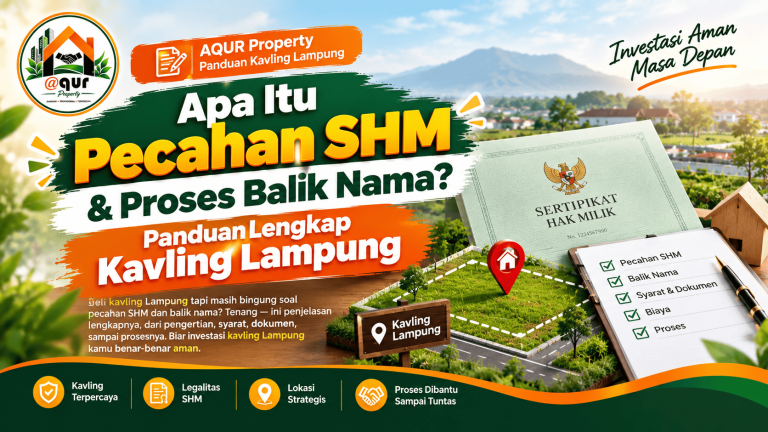 Apa Itu Pecahan SHM & Proses Balik Nama? Panduan Lengkap Kavling Lampung